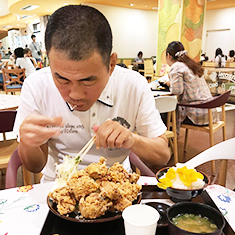 つくし班食事風景